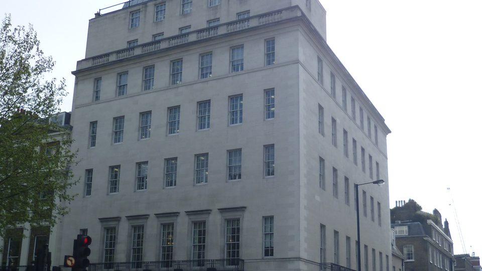 23 Portland Place in London, the head office of the Nursing and Midwifery Council